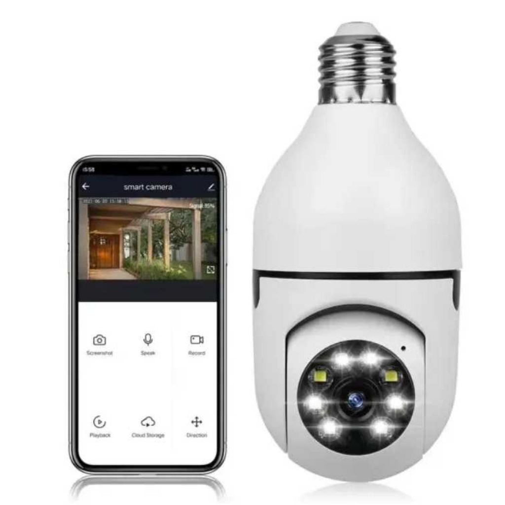 360° Bulb CCTV Camera